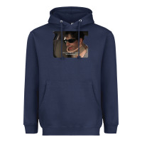 Navy tony soprano some pulp 72124220 Heavyweight Hoodie - linhVisuals