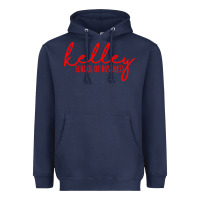 Navy kelley school of business Heavyweight Hoodie - linhVisuals