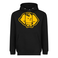 Black lemonhead vintage Heavyweight Hoodie - linhVisuals