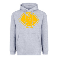 Heather Grey lemonhead vintage Heavyweight Hoodie - linhVisuals