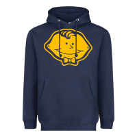 Navy lemonhead vintage Heavyweight Hoodie - linhVisuals
