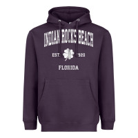 Plum indian rocks beach florida vintage shamrock sports zip hoodie Heavyweight Hoodie - linhVisuals
