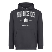 Smoke indian rocks beach florida vintage shamrock sports zip hoodie Heavyweight Hoodie - linhVisuals