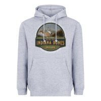 Heather Grey indiana dunes national park lake michigan beach trails t shirt Heavyweight Hoodie - linhVisuals