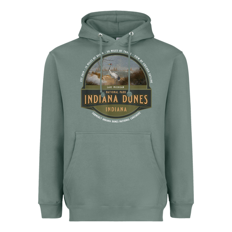 Indiana Dunes National Park Lake Michigan Beach Trails T Shirt Heavyweight Hoodie by linhVisuals | Teevron