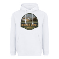 White indiana dunes national park lake michigan beach trails t shirt Heavyweight Hoodie - linhVisuals