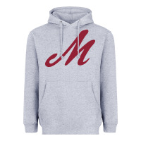 Heather Grey Muhlenberg College Heavyweight Hoodie - linhVisuals