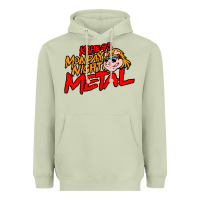 Matcha MONDAY NIGHT METAL Heavyweight Hoodie - linhVisuals