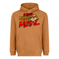 Meerkat MONDAY NIGHT METAL Heavyweight Hoodie - linhVisuals