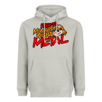 Moon Dust MONDAY NIGHT METAL Heavyweight Hoodie - linhVisuals