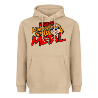 Mushroom MONDAY NIGHT METAL Heavyweight Hoodie - linhVisuals