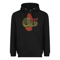 Black VINTAGE CHICAGO Heavyweight Hoodie - linhVisuals