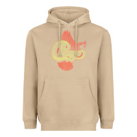 Mushroom VINTAGE CHICAGO Heavyweight Hoodie - linhVisuals