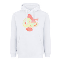 White VINTAGE CHICAGO Heavyweight Hoodie - linhVisuals