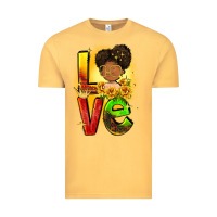 Vintage Mustard Love Juneteenth Vintage Tee - FaDigitalArtStudio