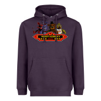 Plum FREDDY FAZBEAR'S Heavyweight Hoodie - linhVisuals