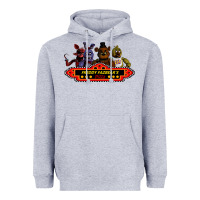 Heather Grey FREDDY FAZBEAR'S Heavyweight Hoodie - linhVisuals