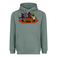 Sage FREDDY FAZBEAR'S Heavyweight Hoodie - linhVisuals