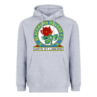 Heather Grey blackburn-fc Heavyweight Hoodie - linhVisuals