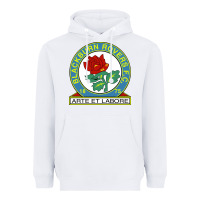 White blackburn-fc Heavyweight Hoodie - linhVisuals