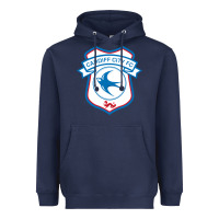 Navy cardiff-city-fc Heavyweight Hoodie - linhVisuals