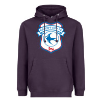 Plum cardiff-city-fc Heavyweight Hoodie - linhVisuals