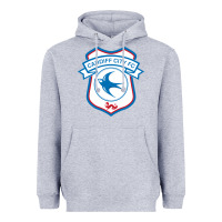 Heather Grey cardiff-city-fc Heavyweight Hoodie - linhVisuals