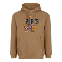 Toasted Coconut PARIS Heavyweight Hoodie - linhVisuals