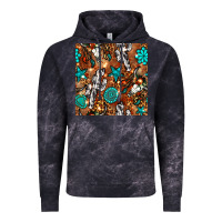 Cloud Black western gemstone aztec seamless pattern Vintage Hoodie - BundleAndBundleShop