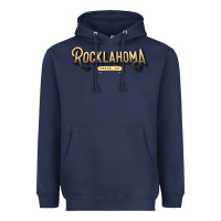Navy 2022#ROCKLAHOMA Heavyweight Hoodie - linhVisuals