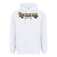 White 2022#ROCKLAHOMA Heavyweight Hoodie - linhVisuals