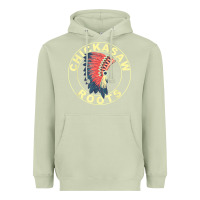 Matcha chickasaw roots headdress native american chickasaw nation Heavyweight Hoodie - linhVisuals