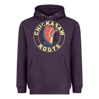 Plum chickasaw roots headdress native american chickasaw nation Heavyweight Hoodie - linhVisuals