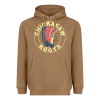 Toasted Coconut chickasaw roots headdress native american chickasaw nation Heavyweight Hoodie - linhVisuals
