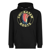 Black chickasaw roots headdress native american chickasaw nation Heavyweight Hoodie - linhVisuals