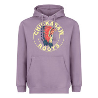 Lavender chickasaw roots headdress native american chickasaw nation Heavyweight Hoodie - linhVisuals
