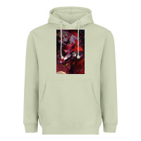 Matcha hazbin, hazbin hotel alastor, jeby,angel dust, demon Heavyweight Hoodie - linhVisuals