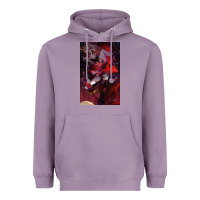 Lavender hazbin, hazbin hotel alastor, jeby,angel dust, demon Heavyweight Hoodie - linhVisuals