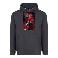 Smoke hazbin, hazbin hotel alastor, jeby,angel dust, demon Heavyweight Hoodie - linhVisuals