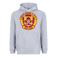 Heather Grey motherwell-fc Heavyweight Hoodie - linhVisuals