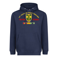 Navy 18th military police brigade vietnam veteran veterans day Heavyweight Hoodie - linhVisuals