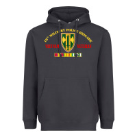 Smoke 18th military police brigade vietnam veteran veterans day Heavyweight Hoodie - linhVisuals