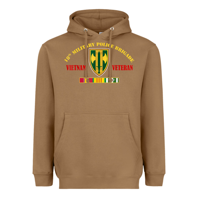 18th Military Police Brigade Vietnam Veteran Veterans Day Heavyweight Hoodie by linhVisuals | Teevron