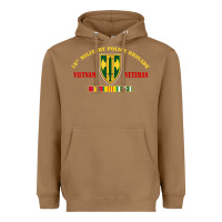 Toasted Coconut 18th military police brigade vietnam veteran veterans day Heavyweight Hoodie - linhVisuals