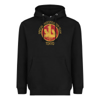 Black japanese police swat sit tokyo special investigation Heavyweight Hoodie - linhVisuals