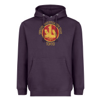 Plum japanese police swat sit tokyo special investigation Heavyweight Hoodie - linhVisuals