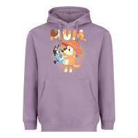 Lavender Bluey Mum Heavyweight Hoodie - linhVisuals