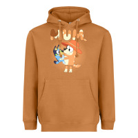 Meerkat Bluey Mum Heavyweight Hoodie - linhVisuals