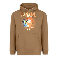 Toasted Coconut Bluey Mum Heavyweight Hoodie - linhVisuals