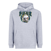 Heather Grey motorcycle police law enforcement Heavyweight Hoodie - linhVisuals